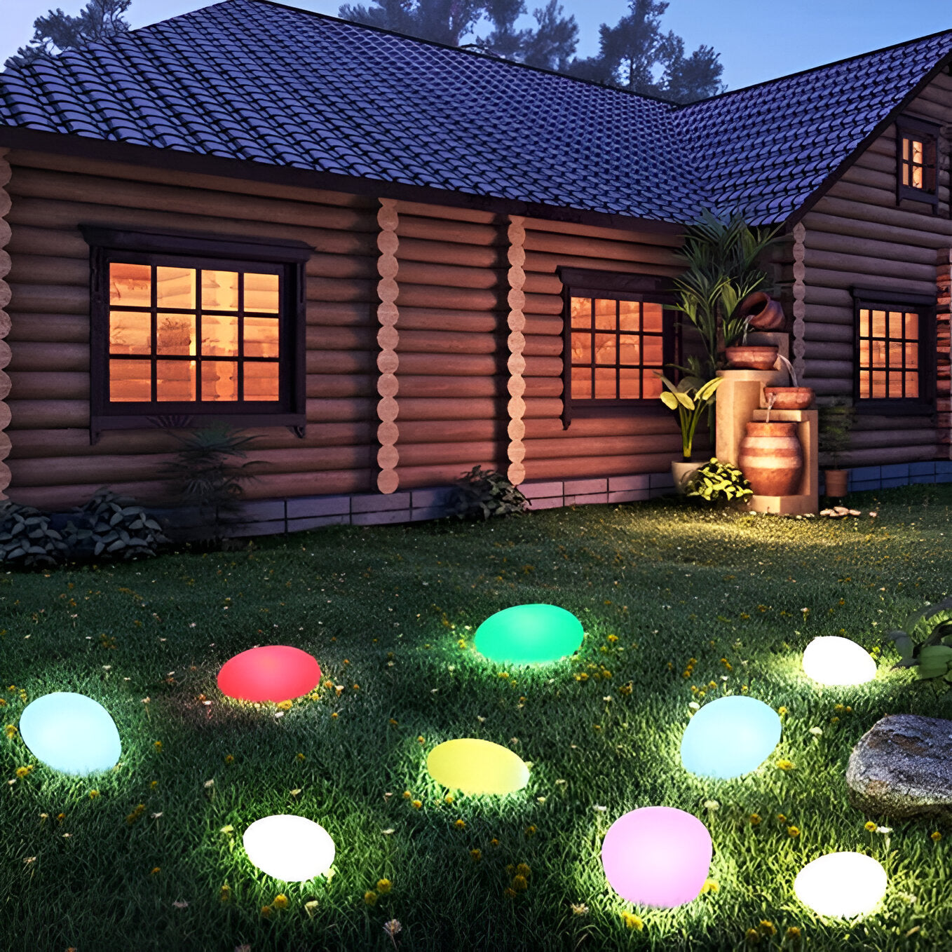 Solar Tuinlamp Steenlook