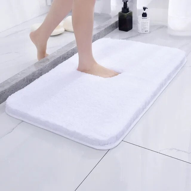 Ultra-Zachte Antislip Badmat 50x80 cm - Sneldrogend Microvezel voor Badkamer en Douche 8