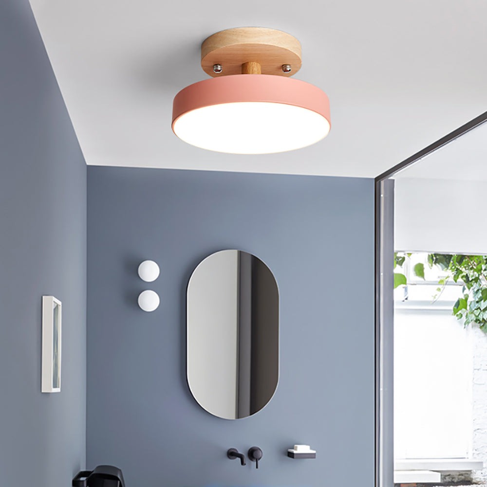 Ronde LED Plafondlamp voor Binnen met Semi-Flush Mount