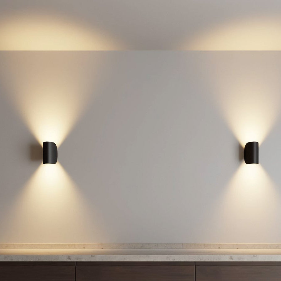 LED Wandlamp Halve Maan Verstelbaar - Modern Design voor Binnen en Buiten