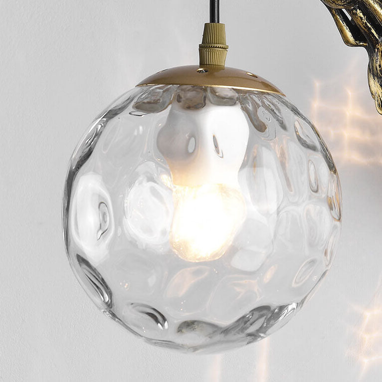 Vintage Zeemeermin Wandlamp Zwart en Goud – Unieke Muurlamp voor Binnengebruik 4