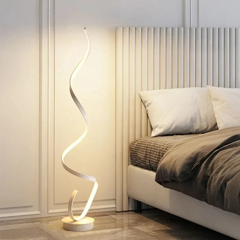 LED Spiraal Vloerlamp Dimbaar