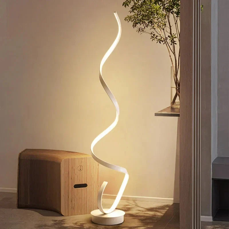 LED Spiraal Vloerlamp Dimbaar