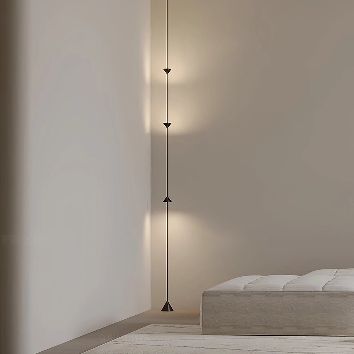 Vloerlamp met Conische Schaduw en Verstelbare Kabel voor Woonkamer 5