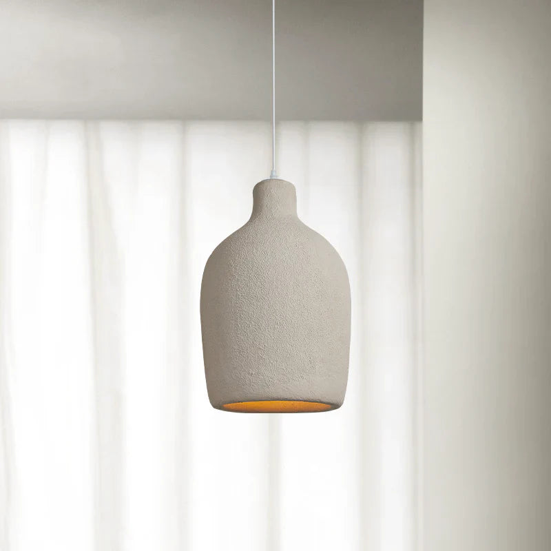 Wabi Sabi Hanglamp Wijnfles – Uniek Handgemaakt voor Woonkamer en Slaapkamer Lamp A: Ø30cm x 46cm