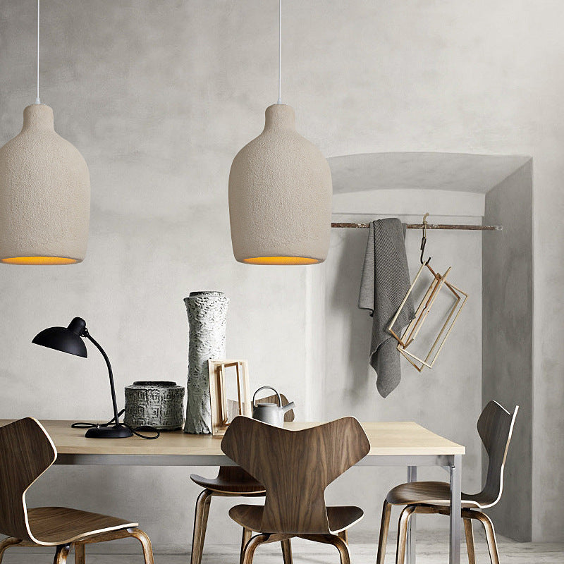 Hanglamp Wabi Sabi Minimalistisch Flesvorm Woonkamer