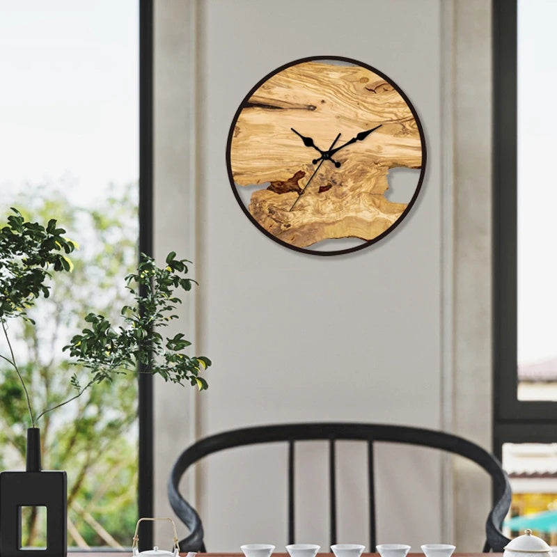 Wandklok met Transparant Design en Minimalistische Stijl 2