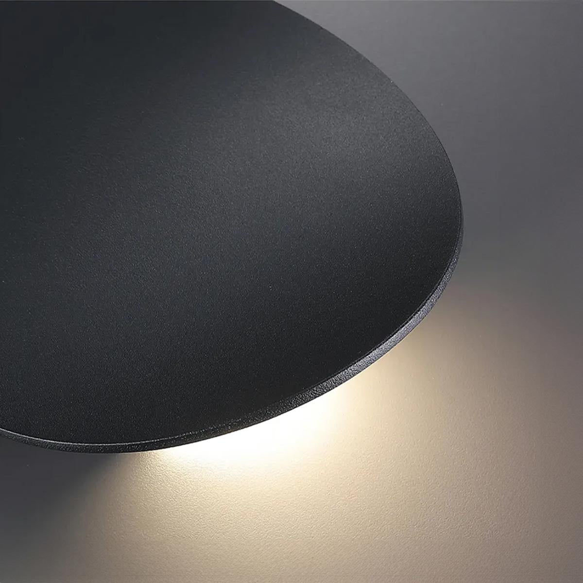 Wandlamp Aluminium met LED - Modern Design voor Binnen - Zwarte Muurlamp met Elegante Verlichting 8