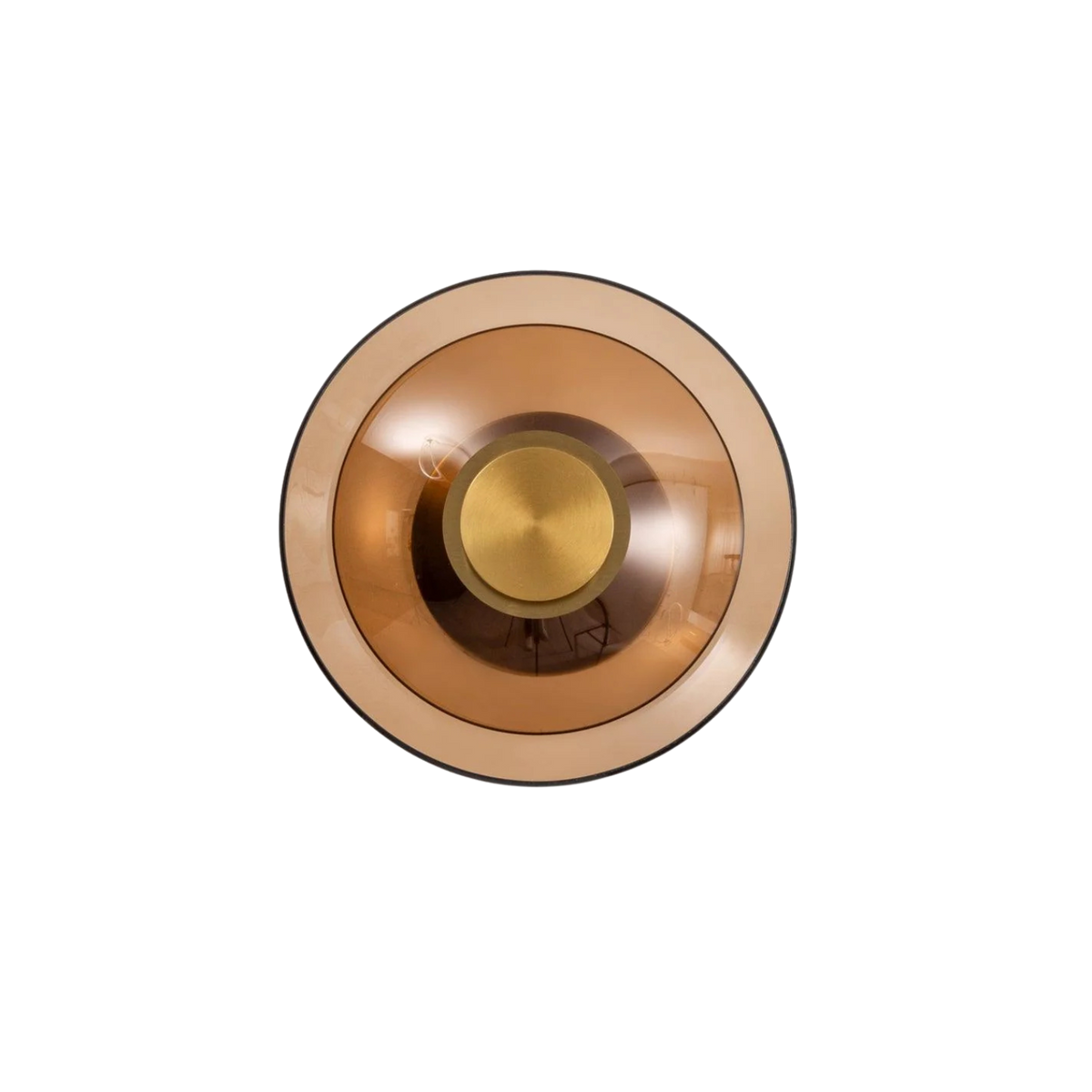 Ronde Wandlamp Goud met Elegante LED Verlichting