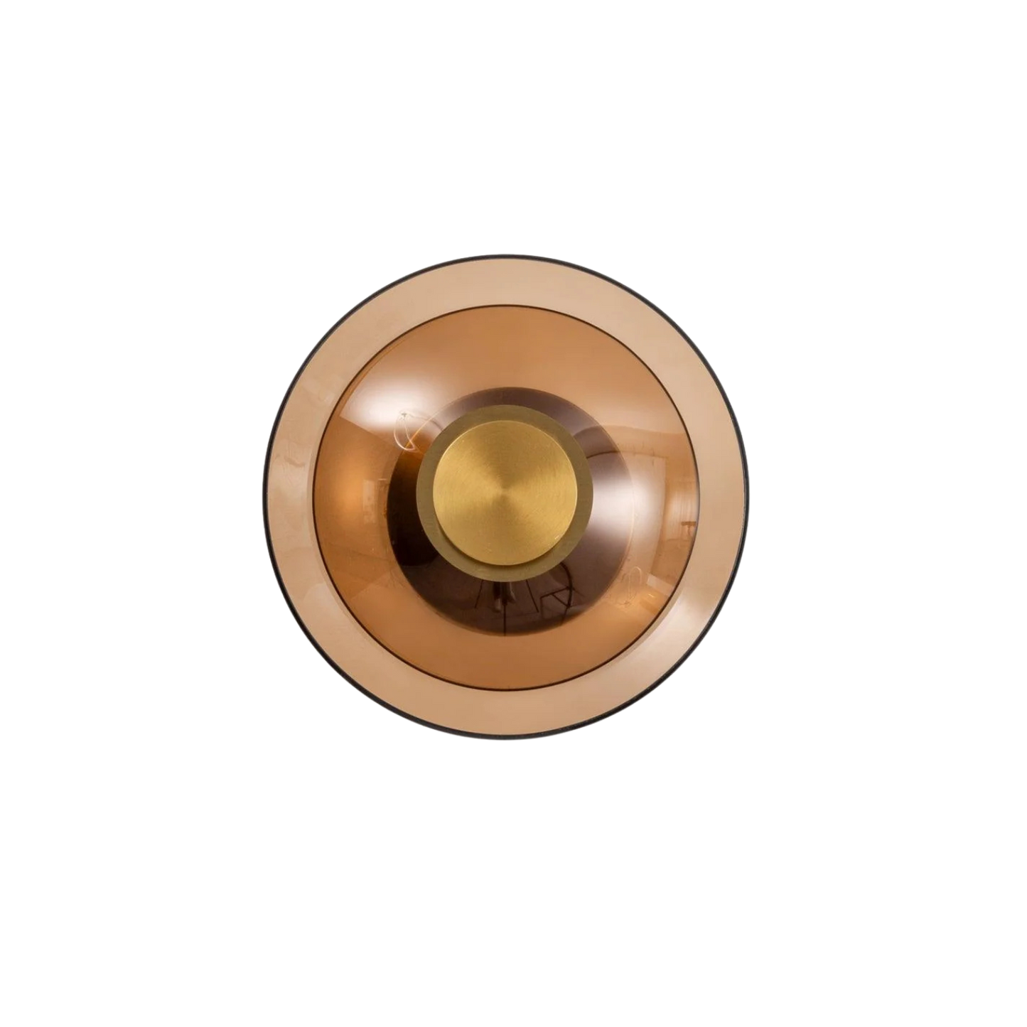 Ronde Wandlamp Goud met Elegante LED Verlichting