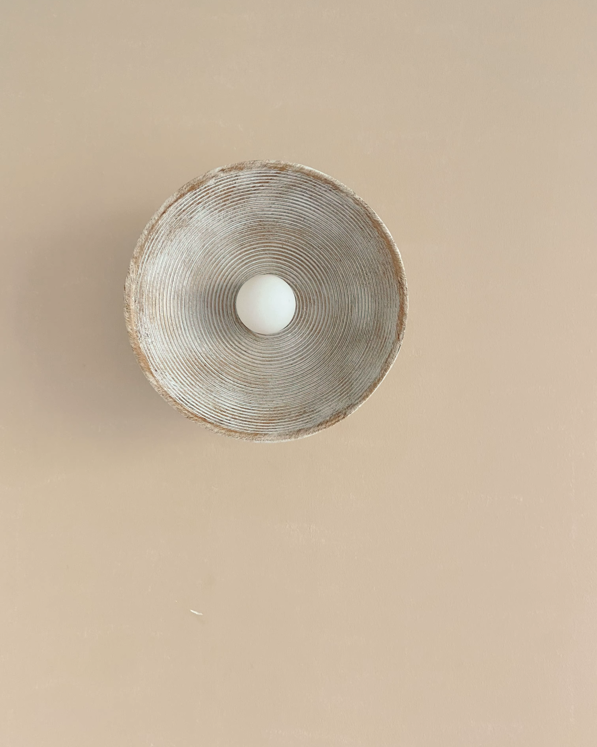 Wandlamp La Clarté du Sable - Natuurlijke Hars Muurlamp voor Binnen - Warm Wit LED Verlichting 3