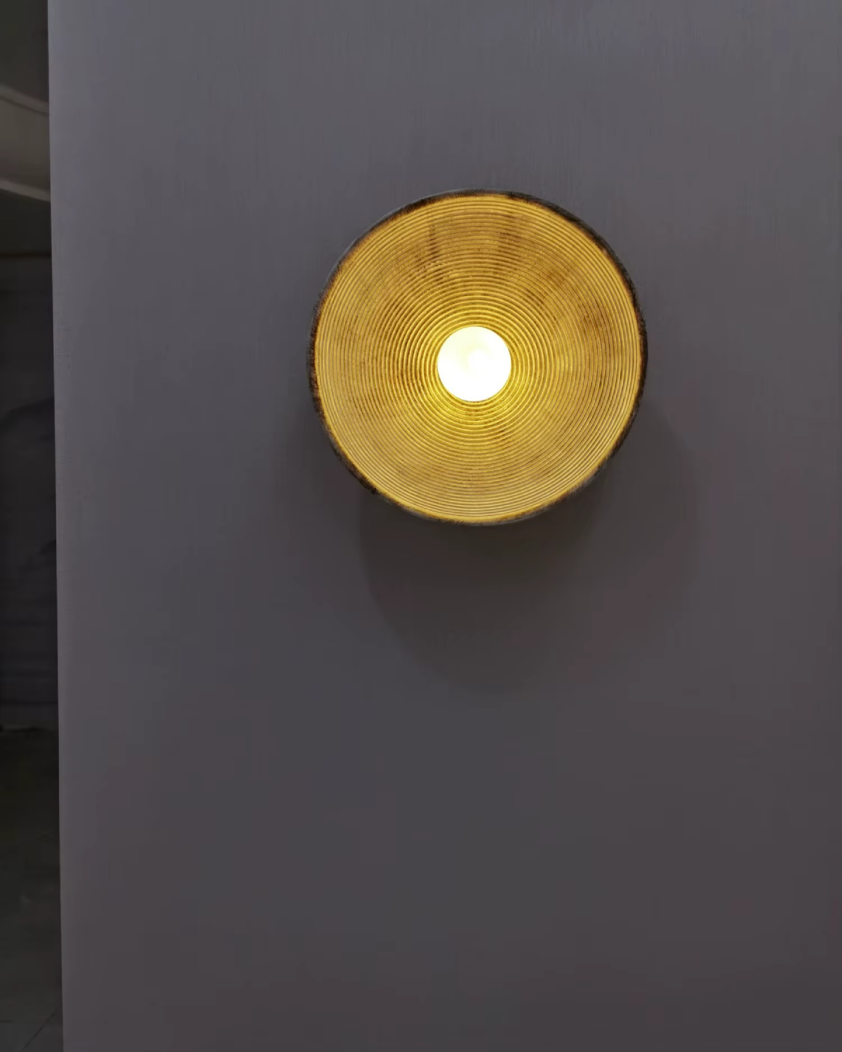 Wandlamp La Clarté du Sable - Natuurlijke Hars Muurlamp voor Binnen - Warm Wit LED Verlichting 7