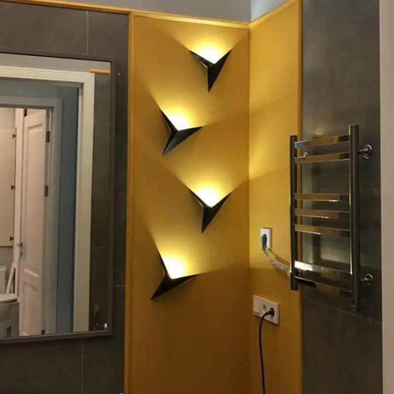 Wandlamp Vogelvorm met LED Verlichting voor Warme Sfeer