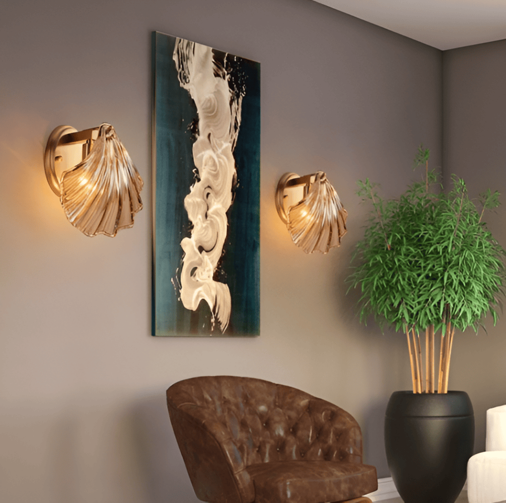 Wandlamp met Kuststijl en Glasontwerp voor Binnen en Wandmontage 3
