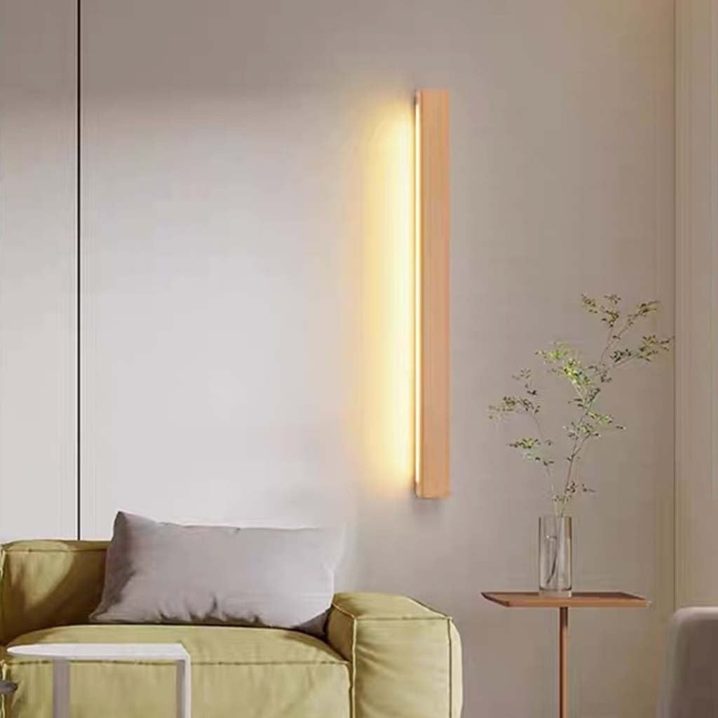 Wandlamp van Beukenhout met LED Lichtbalk voor Binnen – Modern en Energiezuinig Muurlamp 3