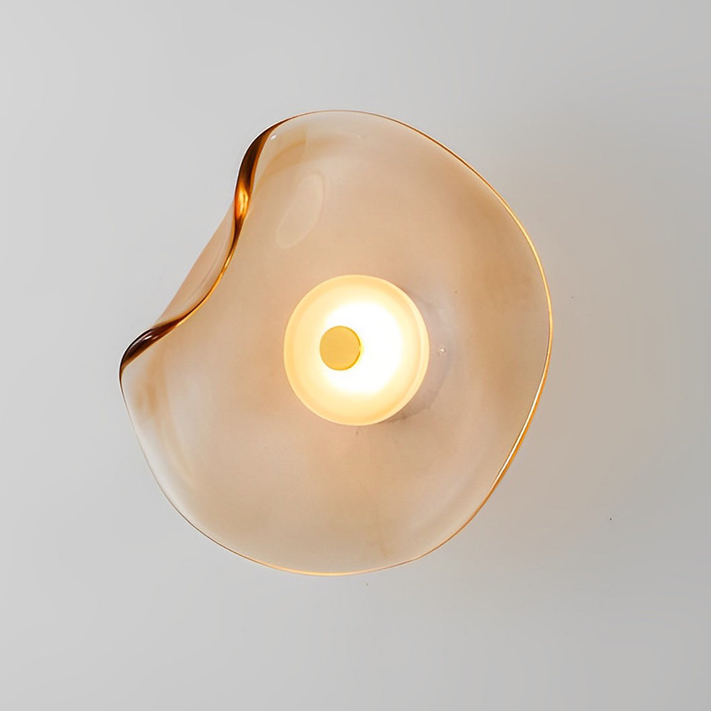 Wandlamp van Glas met Metalen Bevestiging en Ingebouwde LED Verlichting – Voor Binnengebruik 0