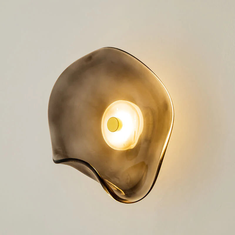 Wandlamp van Glas met Metalen Bevestiging en Ingebouwde LED Verlichting – Voor Binnengebruik 2