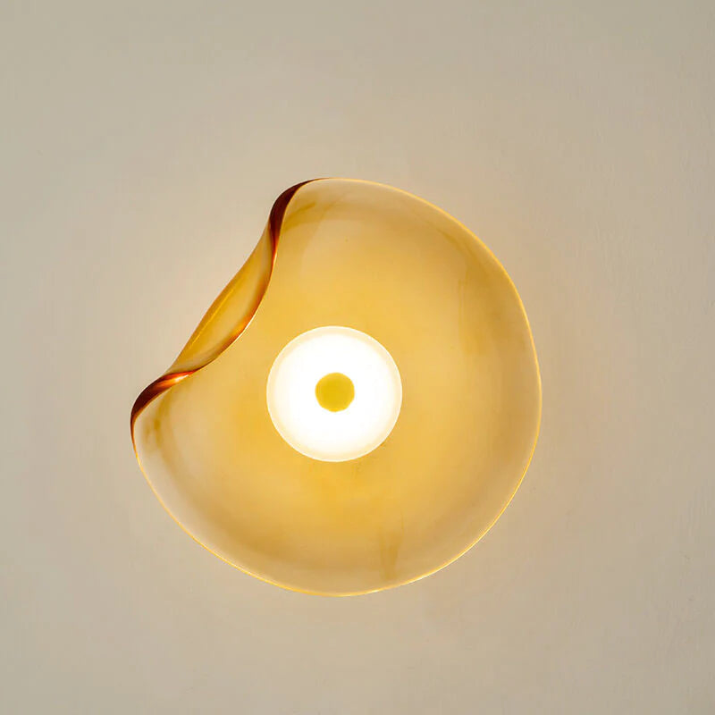 Wandlamp van Glas met Metalen Bevestiging en Ingebouwde LED Verlichting – Voor Binnengebruik 6