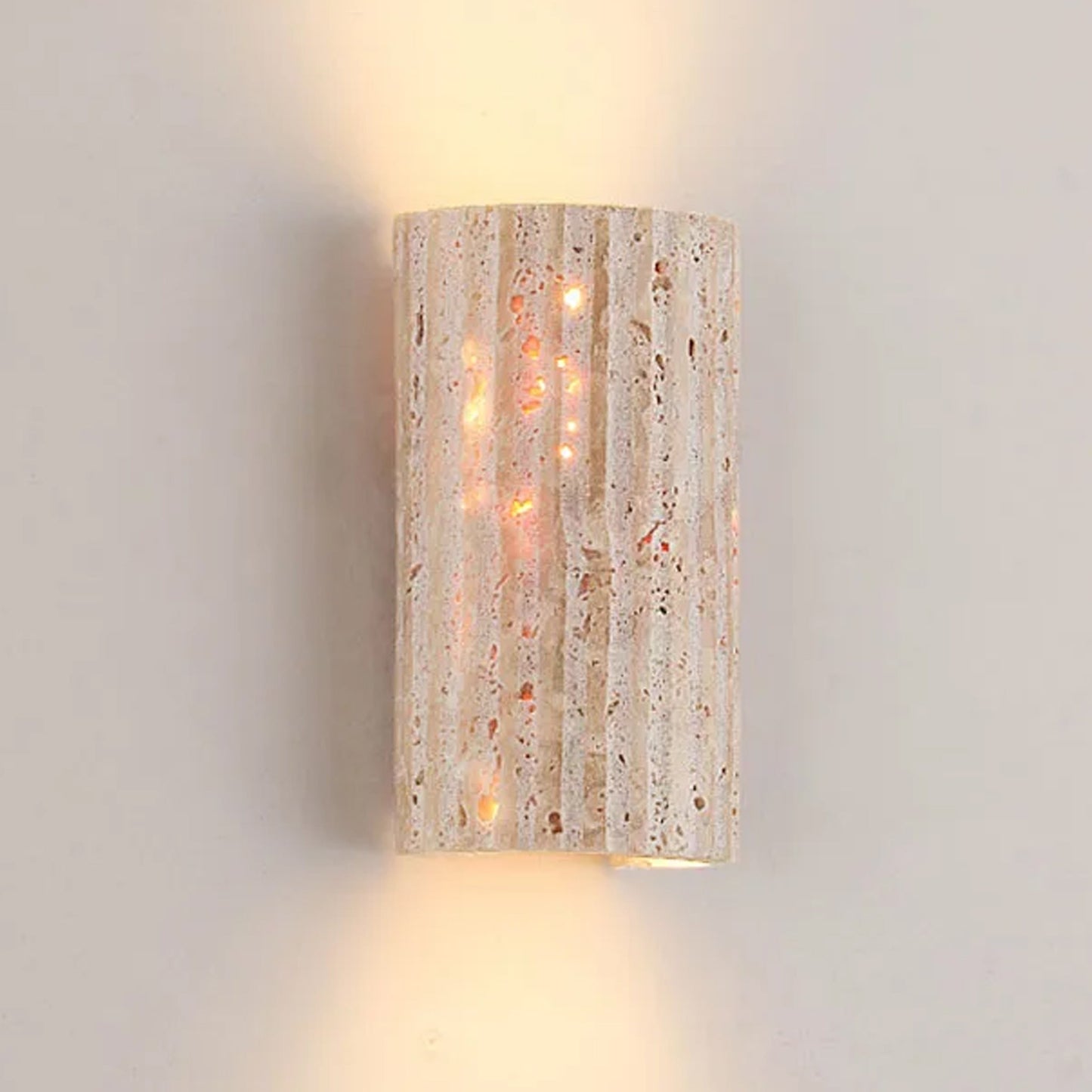 Wandlamp van Natuursteen met Halve Cilinder en Modern Ontwerp 1