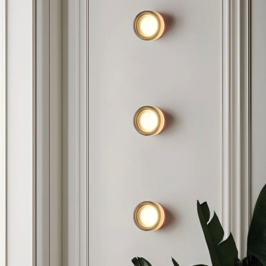Wandlamp voor Moderne Interieurs met Dimple Ontwerp en LED Verlichting 3