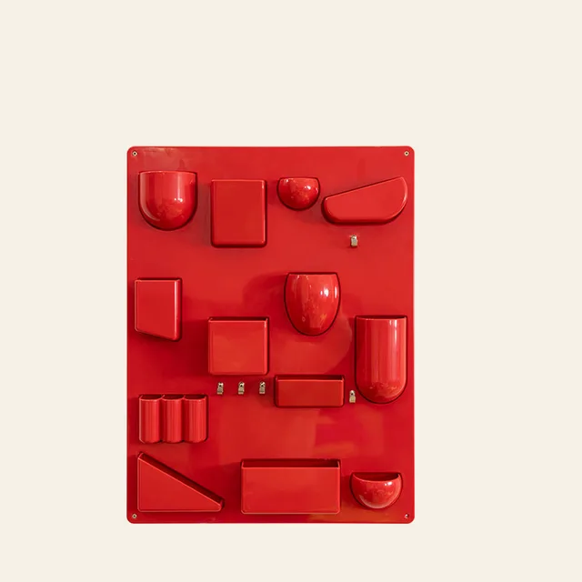 Wandopbergrek met Haken en Vakken voor Kantoor en Keuken – 68 x 52 cm Organisatieoplossing 9