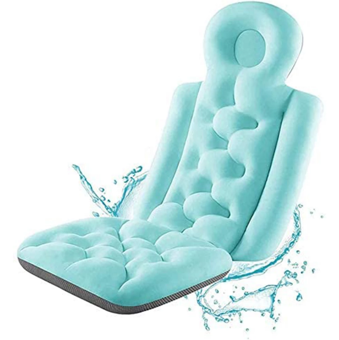Waterdicht Badkussen met Antislip en Ergonomische Nek- en Rugondersteuning 1