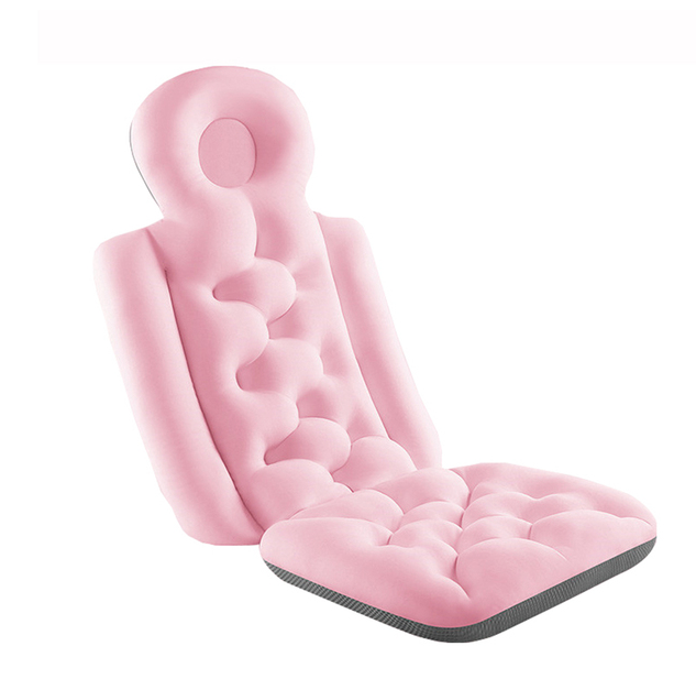 Waterdicht Badkussen met Antislip en Ergonomische Nek- en Rugondersteuning 2