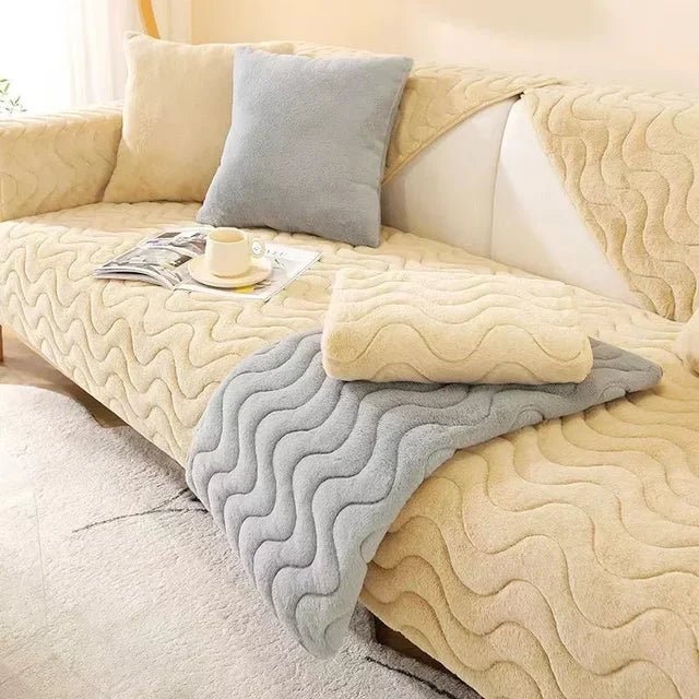 Waterdichte Bankhoes met Antislip - Comfortabele Polyester Hoes voor Volledige Banken 6