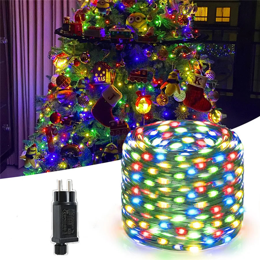 LED Kerstverlichting Waterdicht met 8 Verlichtingsmodi