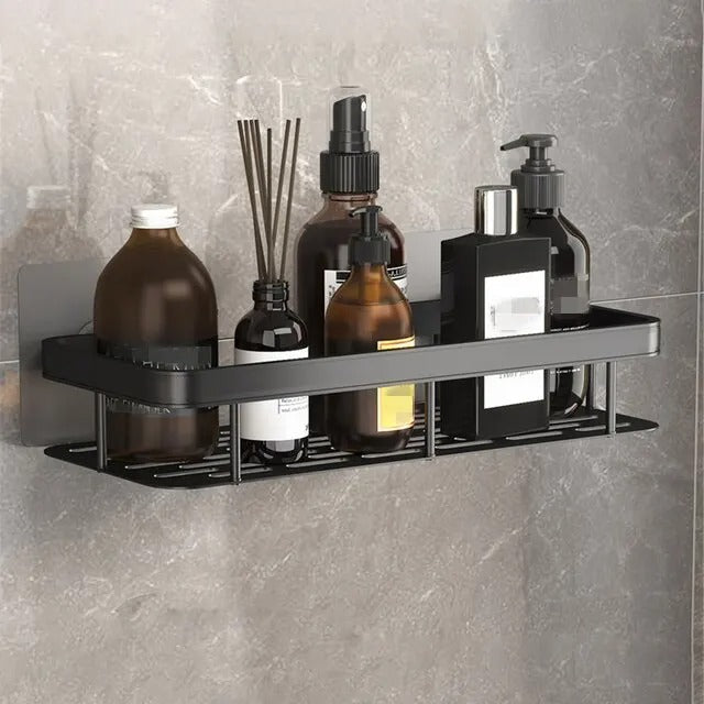 Zelfklevende Badkamer Plank – Ruimtebesparend en Scandinavisch Design zonder Boren 9