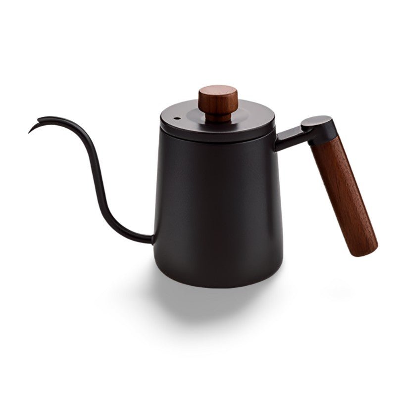 Zwanenhals Waterkoker van Roestvrij Staal met Ergonomisch Houten Handvat 2