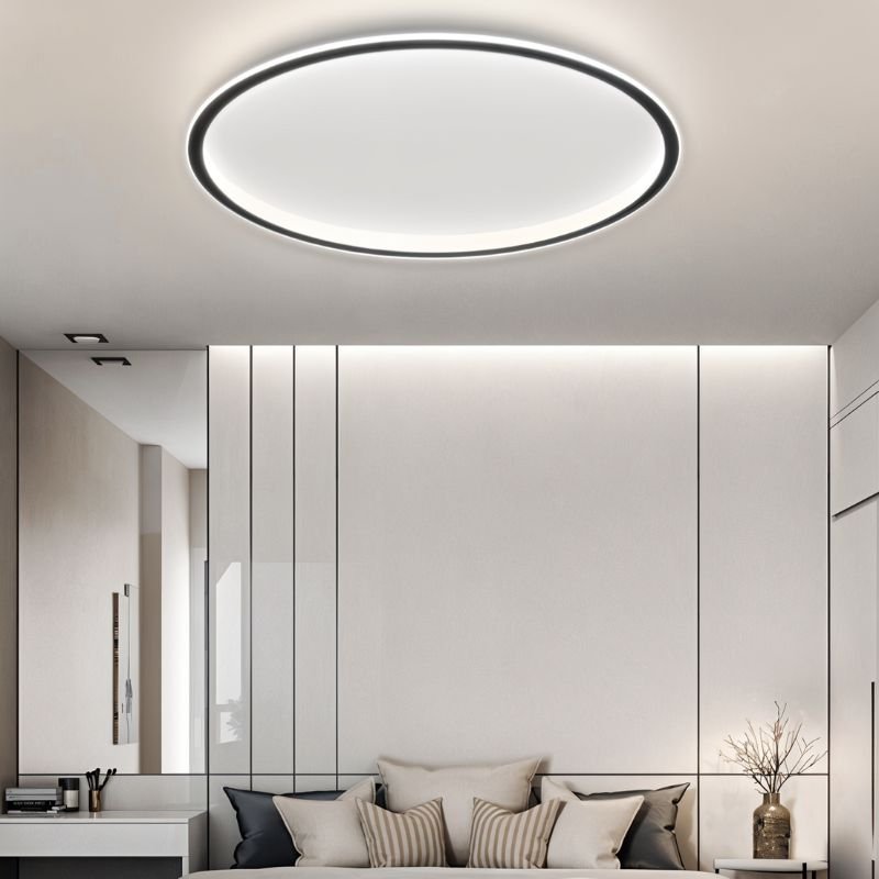 Ronde LED Plafondlamp Ultra-dun Zwart