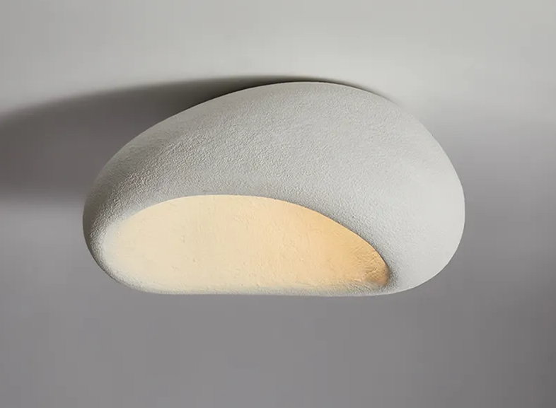 Zwarte Plafondlamp - Handgemaakte LED Plafonniere van Duurzame Materialen voor Elegante Verlichting 0