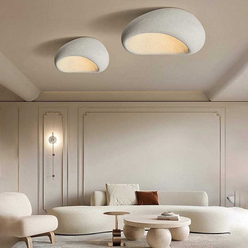 Zwarte Plafondlamp - Handgemaakte LED Plafonniere van Duurzame Materialen voor Elegante Verlichting 2