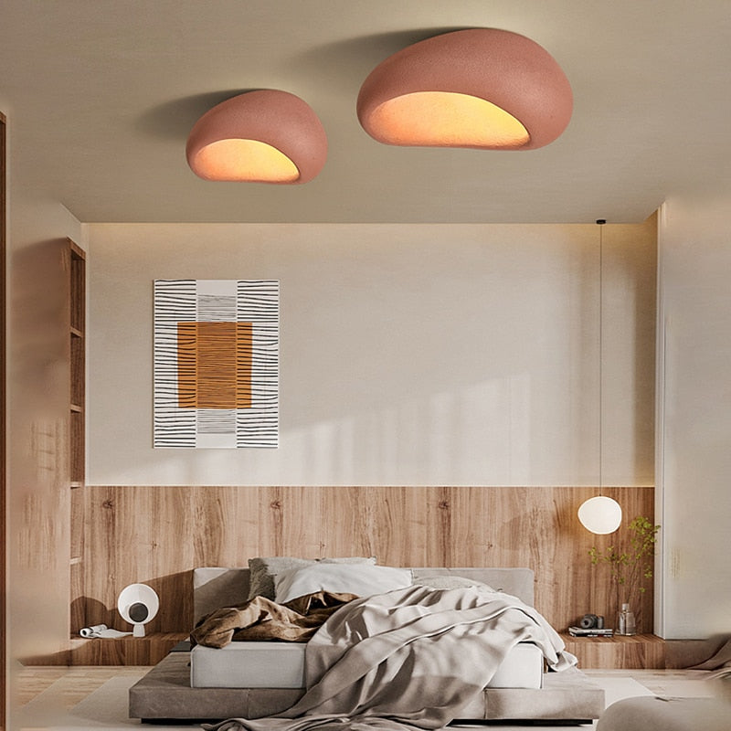 Zwarte Plafondlamp - Handgemaakte LED Plafonniere van Duurzame Materialen voor Elegante Verlichting 3