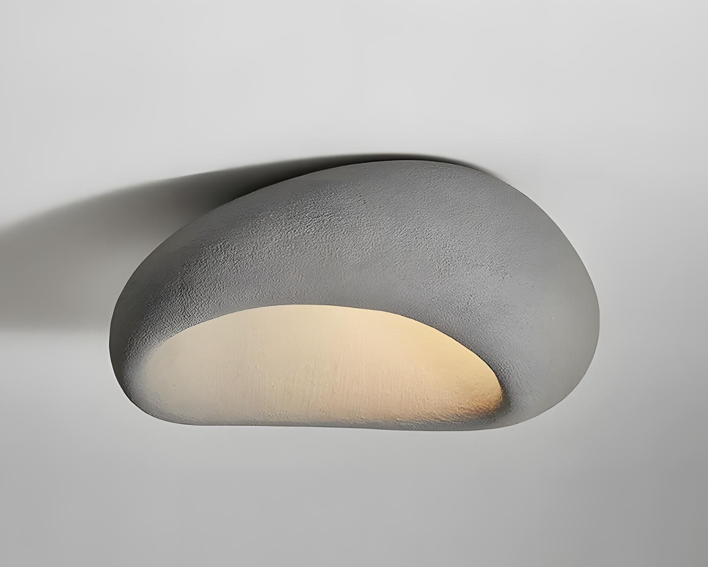 Zwarte Plafondlamp - Handgemaakte LED Plafonniere van Duurzame Materialen voor Elegante Verlichting 5