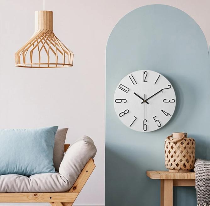 Moderne Wandklok met Minimalistisch Design