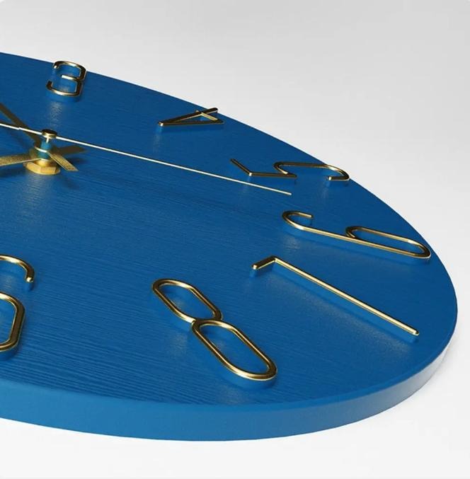 Moderne Wandklok met Minimalistisch Design