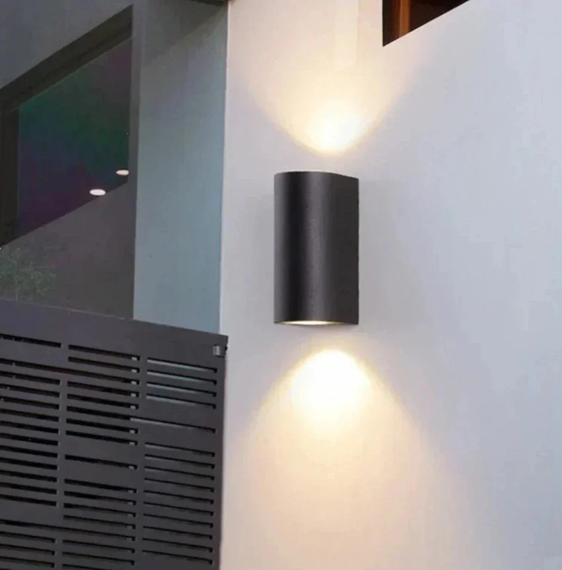Moderne Buitenlamp Muur met LED Dubbelzijdig Rond