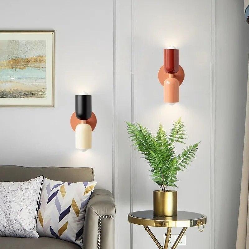 Dubbele Muurlamp in Noordse Stijl – Elegante Wandlamp voor Slaapkamer