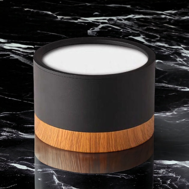 Dimbare Aluminium LED Plafondspotlight met Modern Design en Energie-efficiënte Verlichting Zwart