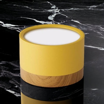 Dimbare Aluminium LED Plafondspotlight met Modern Design en Energie-efficiënte Verlichting Geel