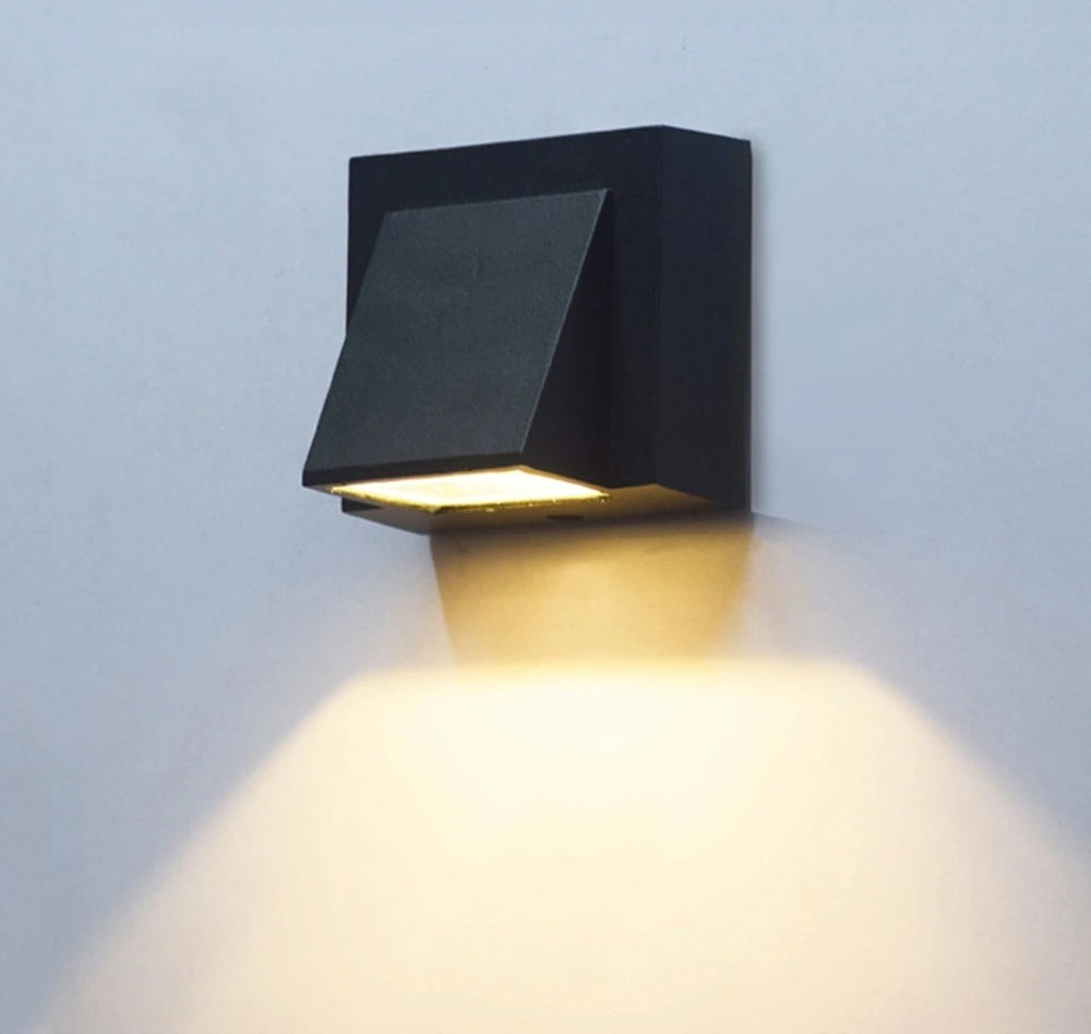 Moderne Buitenlamp Muur met LED Hoek