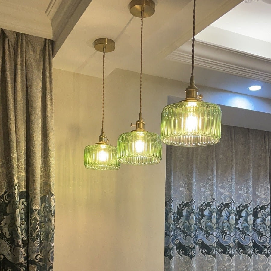 Ronde Hanglamp van Glas voor Eettafel en Woonkamer