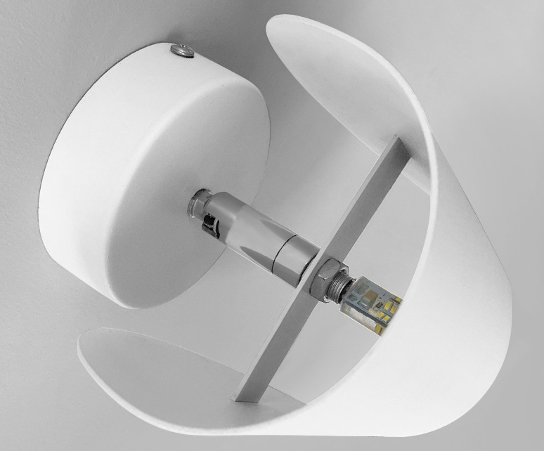 LED Wandlamp Halve Maan Verstelbaar - Modern Design voor Binnen en Buiten