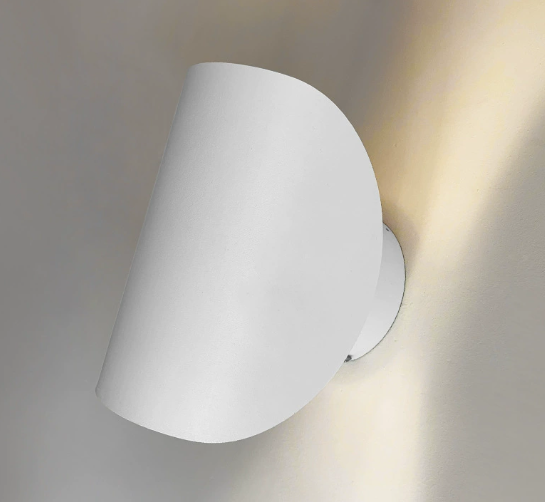 LED Wandlamp Halve Maan Verstelbaar - Modern Design voor Binnen en Buiten