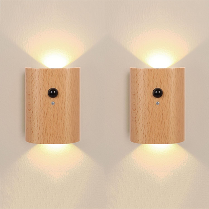 LED Wandlamp met Bewegingssensor voor Binnen Lichtbruin