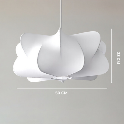Hanglamp Wolkvorm Japandi Stijl – Verstelbare Hoogte tot 120 cm voor Woonkamer en Eetkamer 23 x 50cm