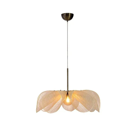 Hanglamp van Plantenvezel – Verstelbare Scandinavische Woonkamer Lamp voor Sfeervolle Interieur