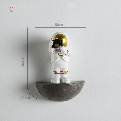 Astronaut Wanddecoratie met 3D Figuren voor Kinderkamer en Speelse Muurdecoratie 10